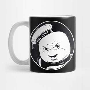 STAY PUFT MARSHMALLOW MAN - Ghostbusters (Circle Black and White) Mug